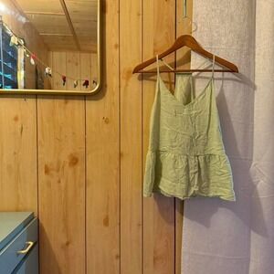 3 FOR $15 DEAL / Sage Green Tank Top Womens Size Small Spring Summer - PVBUNDLE